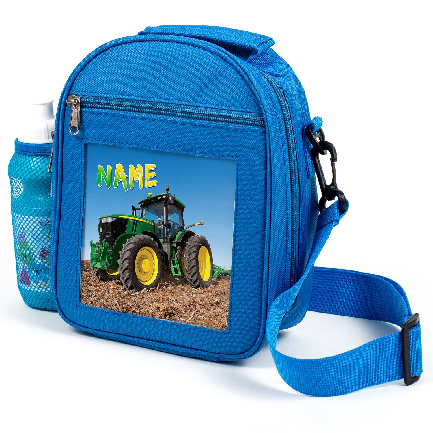 Tractor Boys School Bag Backpack Farming Childrens Personalised Name ST753 