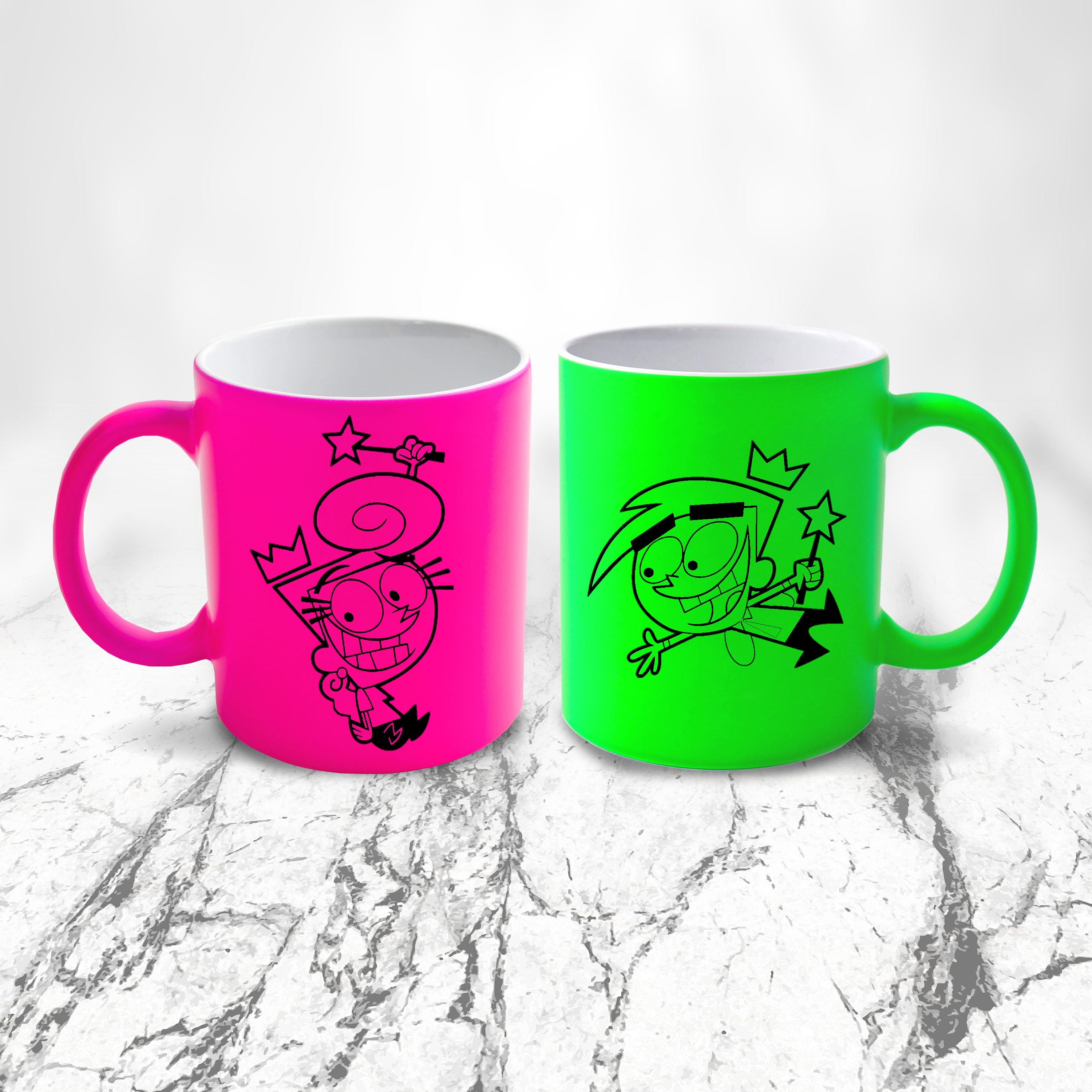 Neon GLUTEN FREE Mug Coffee Tea Cup Funny Novelty Pink Never Together Gift NM09