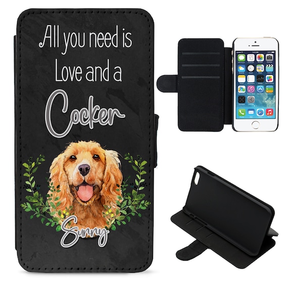Cocker Spaniel Phone Case Wallet Cocker Spaniel Phone Case Wallet