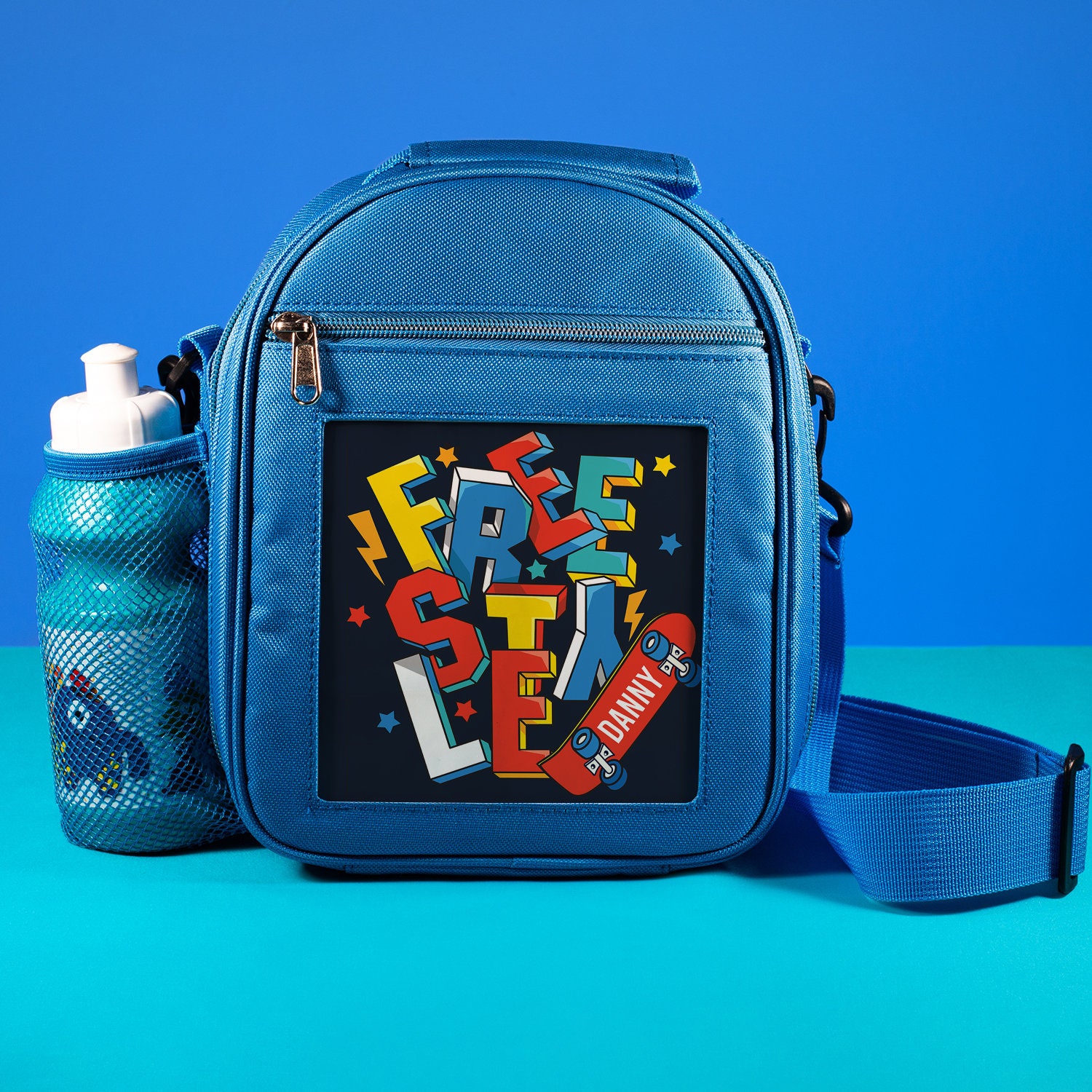 Personalised Skateboard Lunch Bag Boys School Insulated Etsy