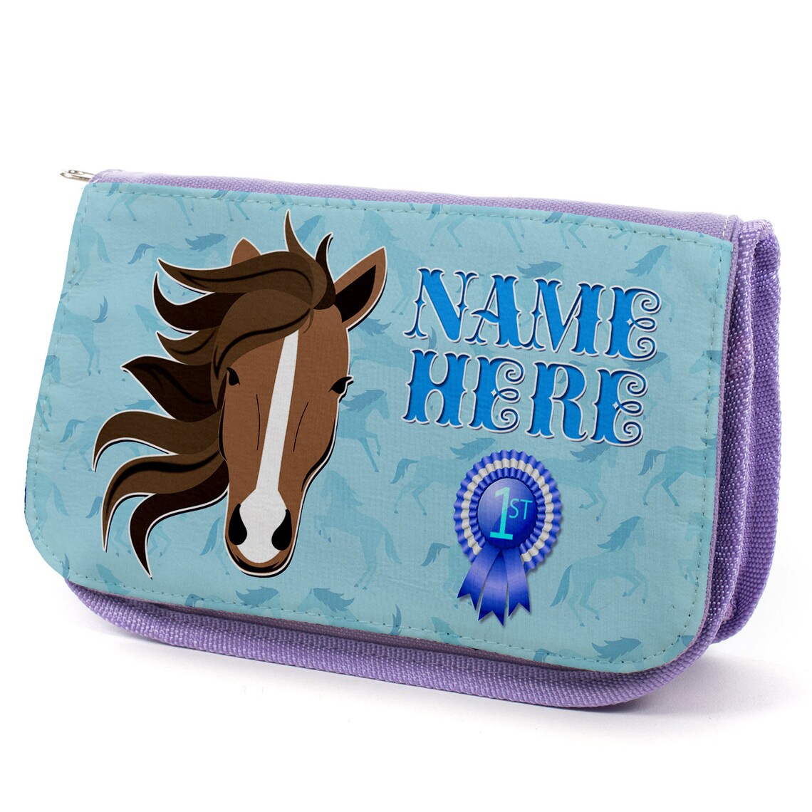 Personalised Horse Girls Pencil Case School Stationary Bag Etsy UK