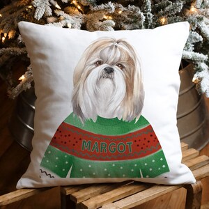 Shih tzu deals christmas jumper