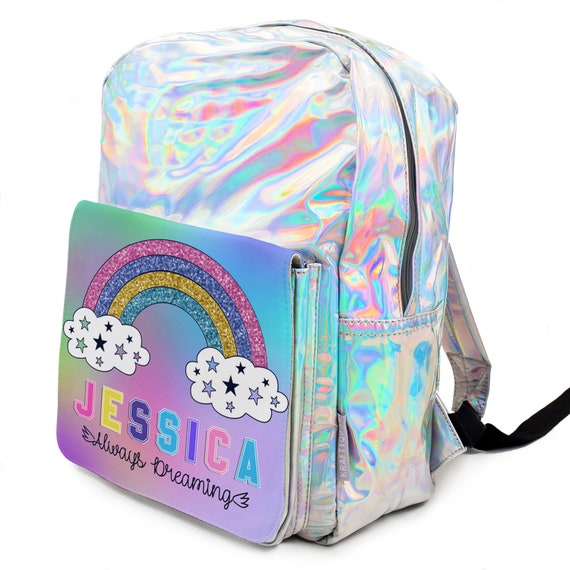 Unicorn Mini Backpack Shoulder School Bag Sequins Shiny Fancy Accs for Kid Girls