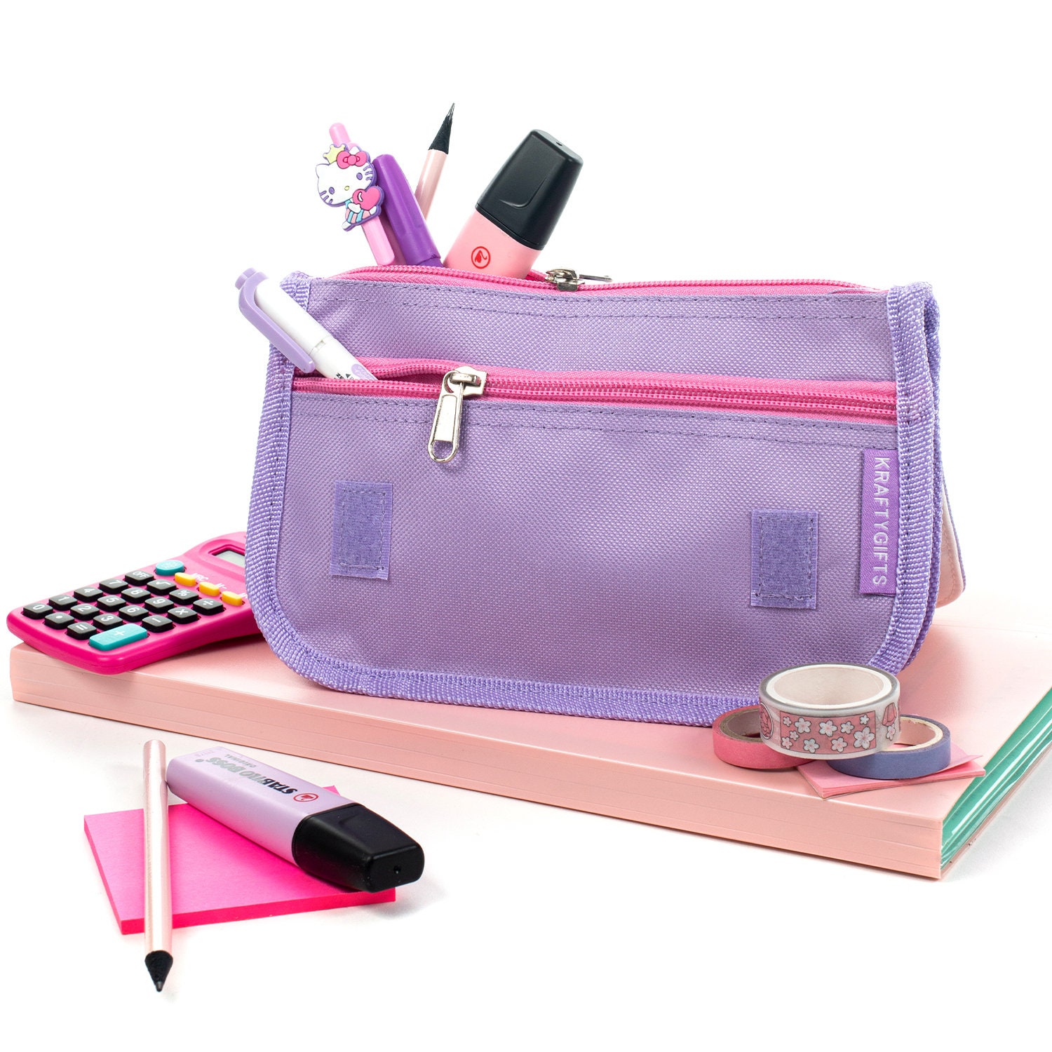 Personalised Pencil Case Girls Unicorn Girly Stationary School Bag Kids  Birthday