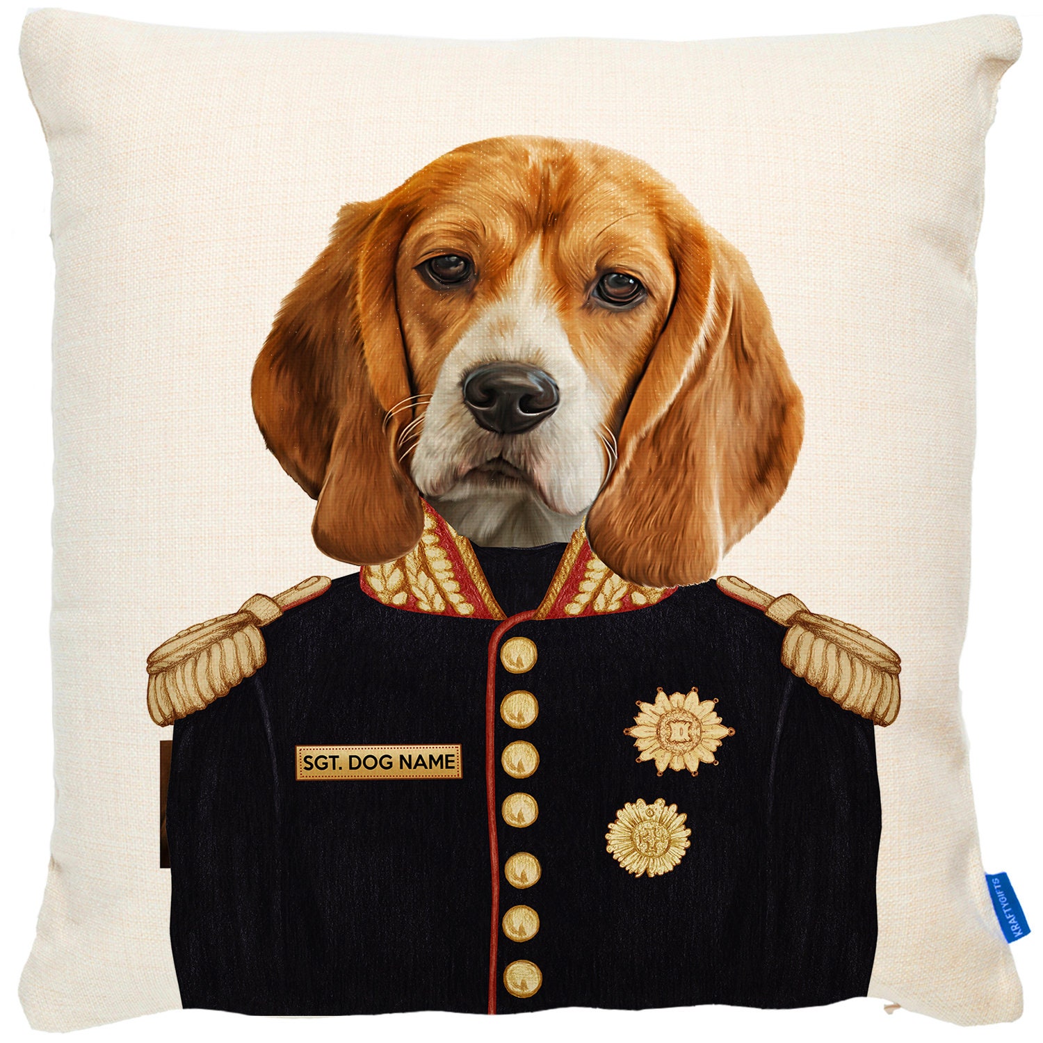 beagle throw pillows