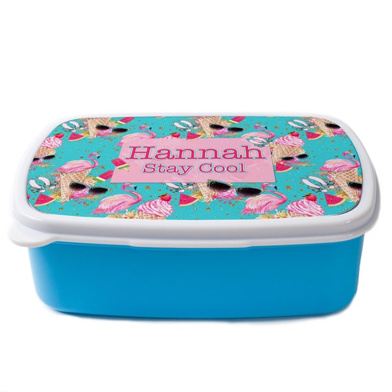 Kids Snack Container Personalized, School Supply Box, With Name Snack Box,  on the Go Childrens Food Storage, Crayon Container -  Israel