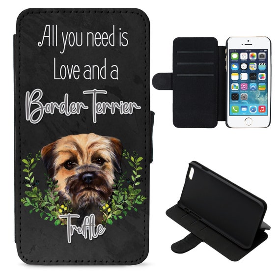 Border Terrier Phone Case Wallet Border Terrier Phone Case Wallet
