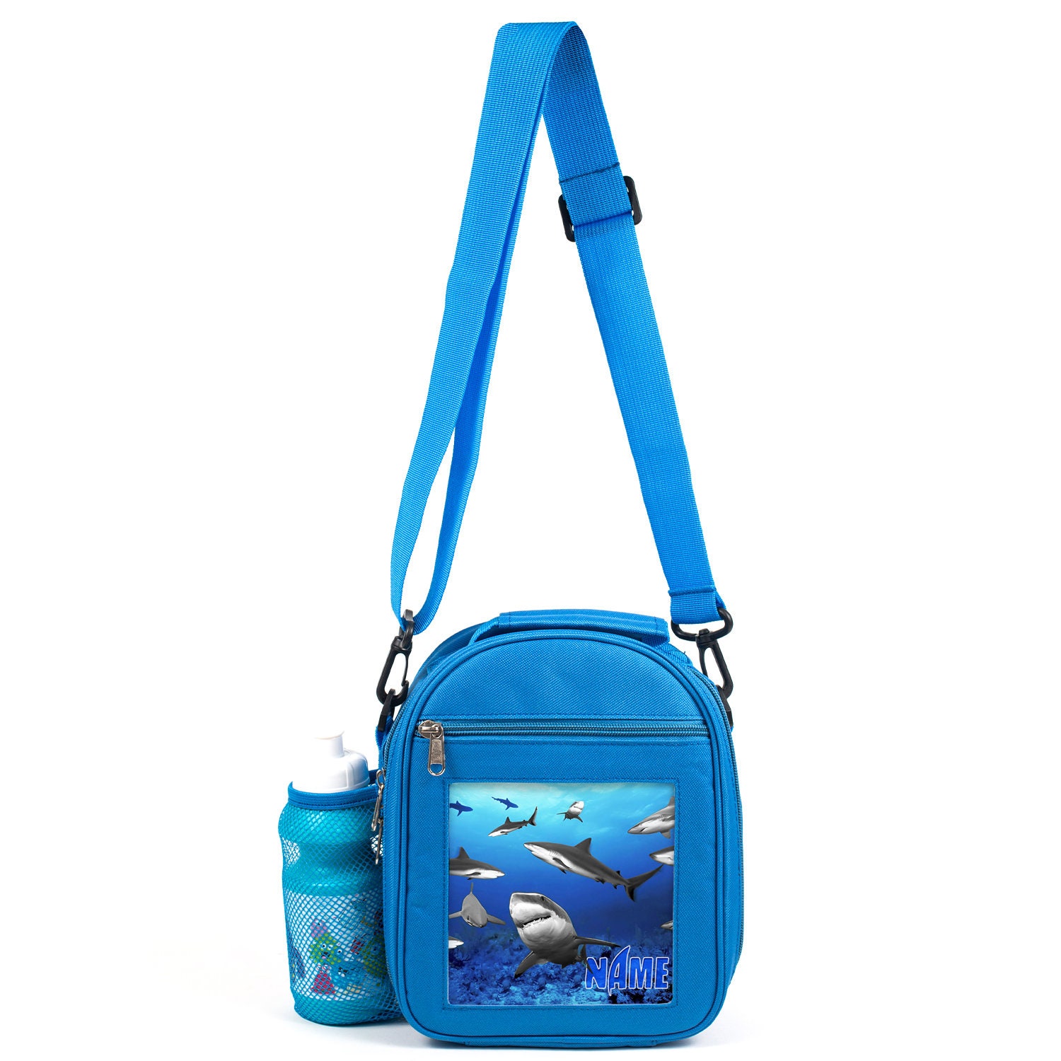 Personalised Shark Lunch Bag Boys School Insulated Great White - Etsy UK