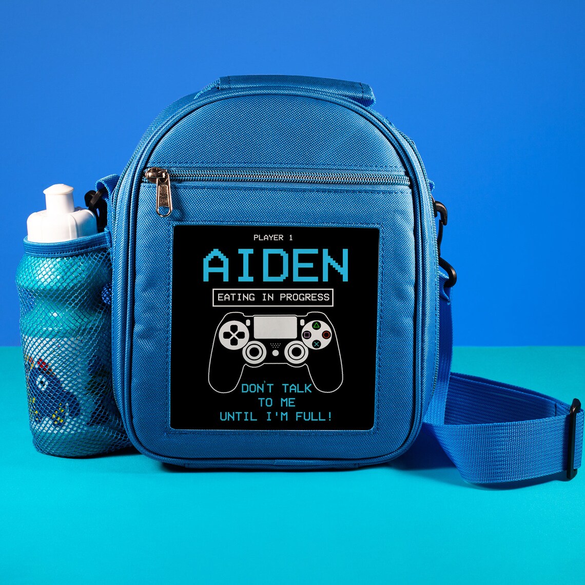 Personalised Gamer Lunch Bag Boys School Insulated Lunchbox Etsy