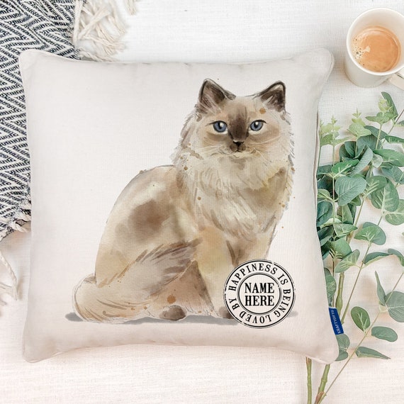 Personalised hotsell cat cushion