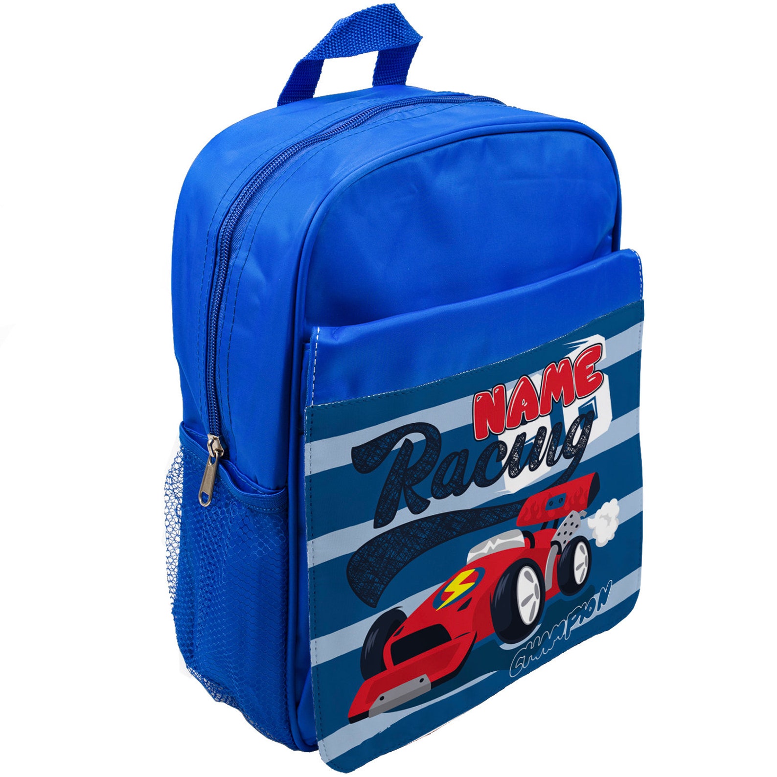 Personalised Racing Boys School Bag Backpack Kids Childrens Etsy