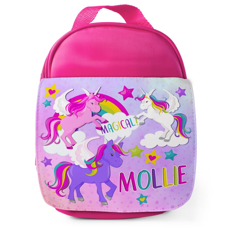 personalised backpack and lunchbox