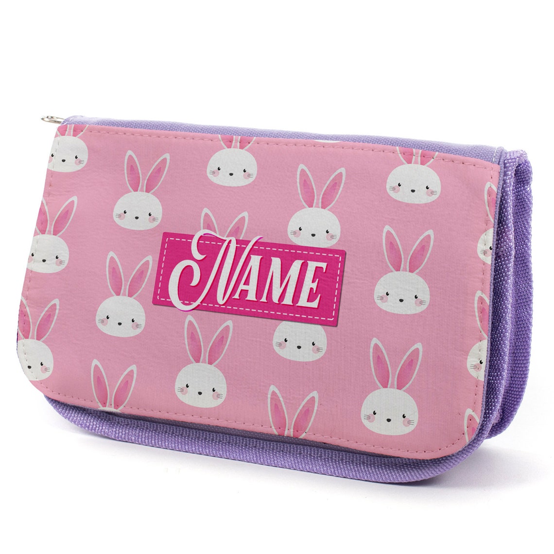 Personalised Bunny Girls Pencil Case School Stationary Bag Etsy UK