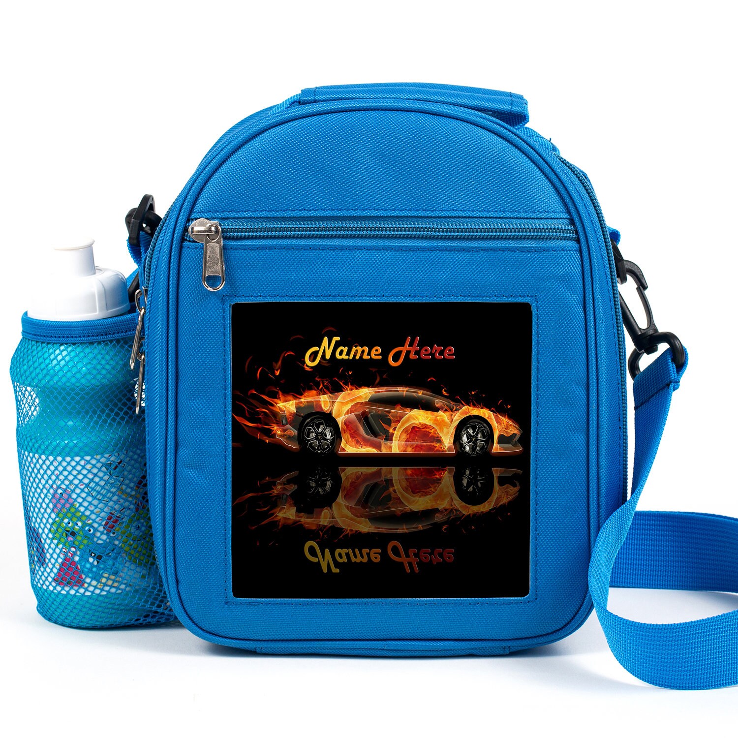 Personalised Race Car Lunch Bag Boys School Insulated Lunchbox Etsy