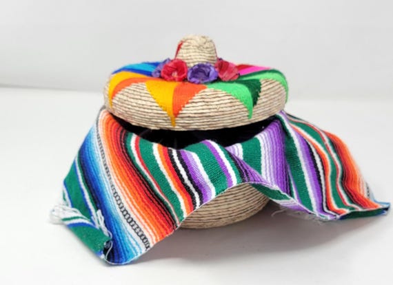 tortilla warmer straw tortillero basket comes with free little sarape napkin  5 de mayo fiesta free shipping we sell wholesale