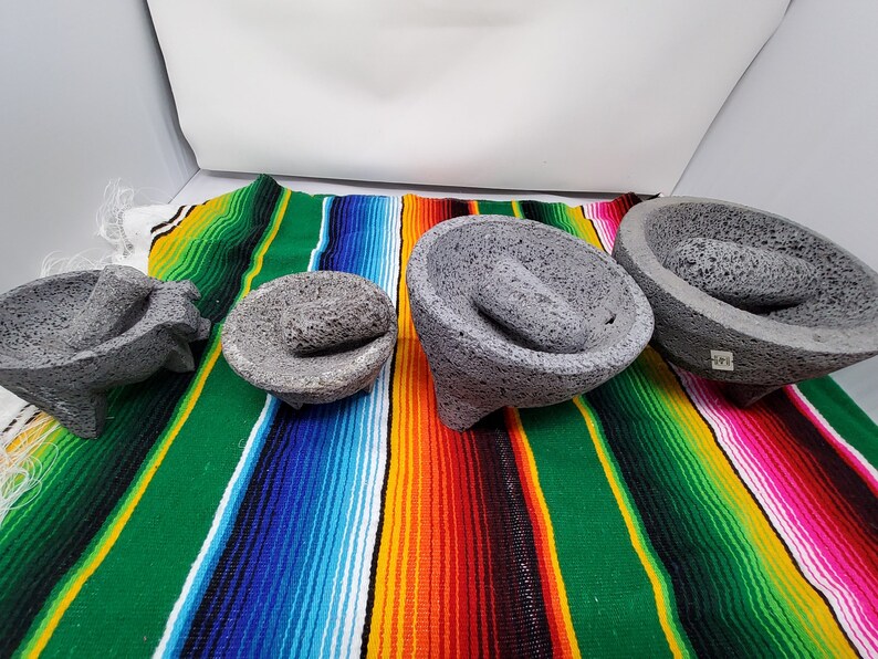 Made in Mexico 5 Mortar With Pestle Salsa Maker Etsy