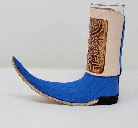 packs of mexican mini leather wrapped  boot  tequila shots shaped like boot mexican boots tequilas
