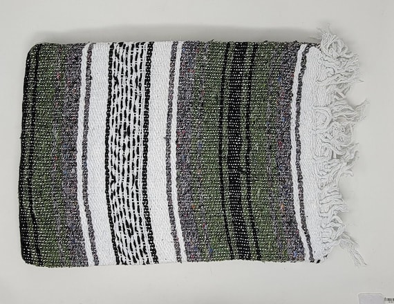 green colors blanket mexican blanket warm yoga  falsa blanket beach blanket 76" L x 53" w free  shipping wholesale