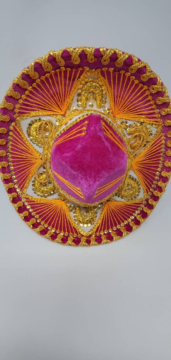 authetic children mexican fiesta  charro sombrero for kids for costume for 5 de mayo  mariachi sombrero