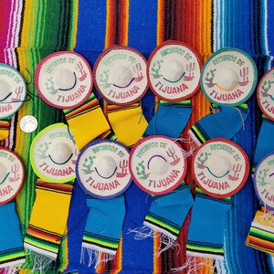 Wholesale lot 12 mini hats 3 inches mini sombrero with mini sarape falsa blanket free shipping