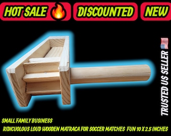 Mexican traditional wooden  matraca noisemaker loud clacking