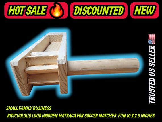 Mexican traditional wooden  matraca noisemaker loud clacking