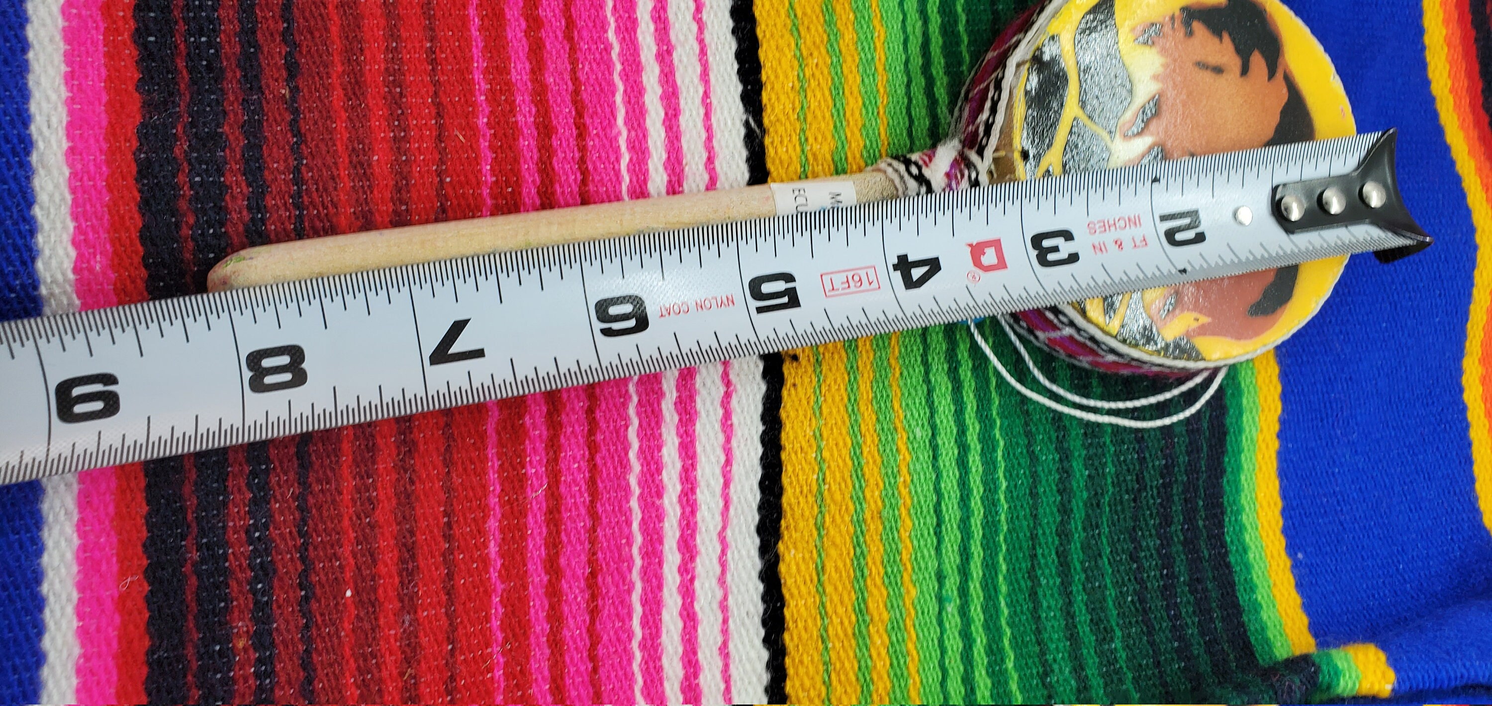 Traditional Spinning Rattle Drum Hand Bell Baby Musical Toy ecuadorian tambourine karate kid mr