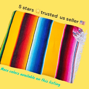 mexican blankets rainbow saltillo sarape falsa blanket free shipping wholesale