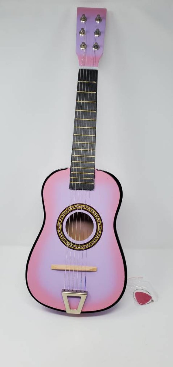 Lavanda ligera y colores rosas niñas niños guitarra de - Etsy España