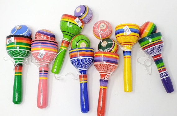 mexican wooden toy kendama valero