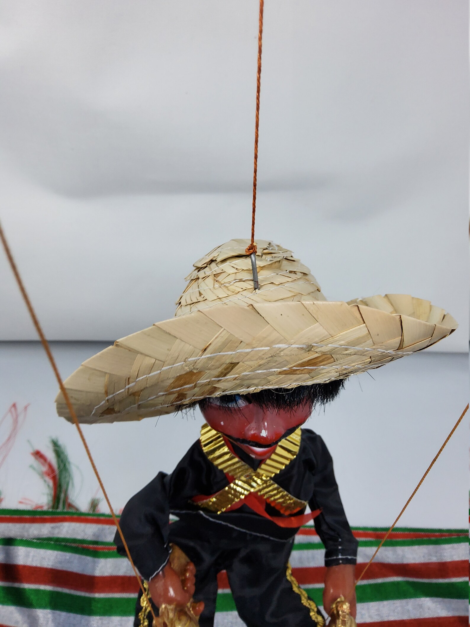 Traditional Mexican Puppet With Plastic Guns Free Etsy