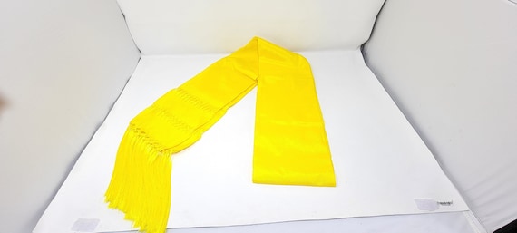 canary yellow color rebozo mexican tipical  Rebozo or Chalina, Mexican Shawl (94" x 24.5") silk artisela  free shipping we sell wholesale