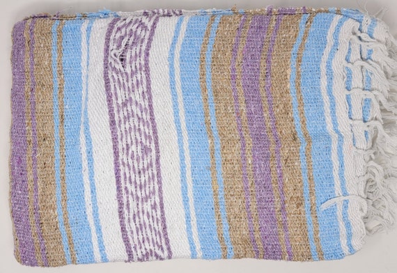 Pastel mexican online blanket
