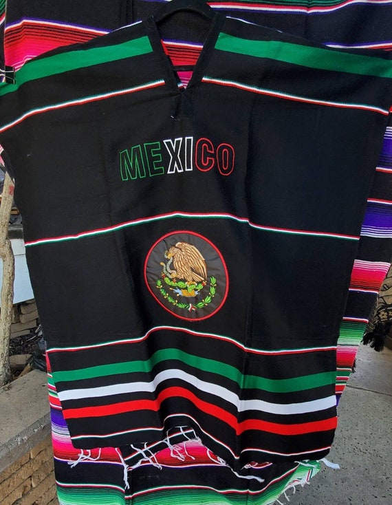 cheap mexican flag poncho adult size free shipping and we also sell wholesale