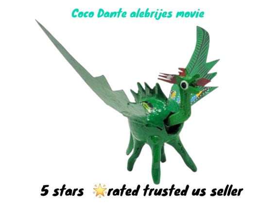 alebrijes dragon day of the dead dante coco movie bobblehead made in mexico  free shipping we sell wholesale