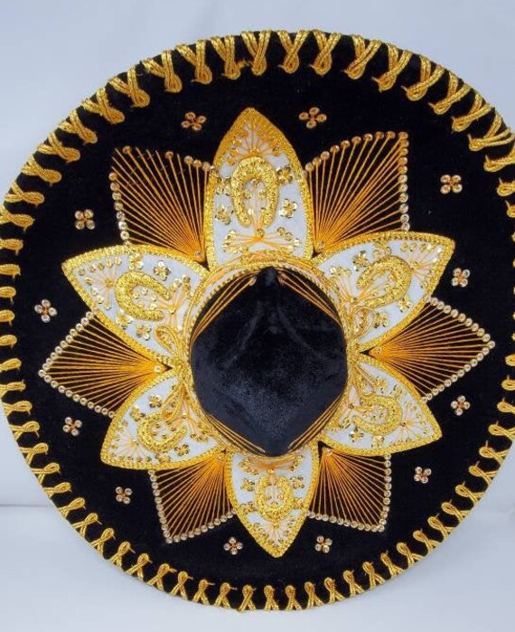 Black and Gold Adults Mexican Fiesta 