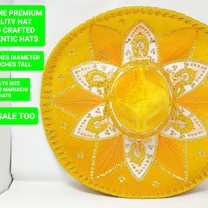 gold with gold mexican mariachi charro charro hat free shipping