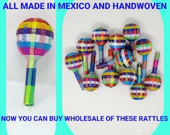 Wholesale kleine Maraca Rassel alle von erfahrenen Handwerkern handgewebt versandkostenfrei
