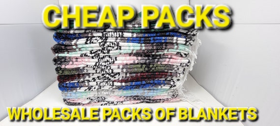 packs of 5 blanket mexican blanket warm yoga  falsa blanket beach blanket 76" L x 53" w  wholesale