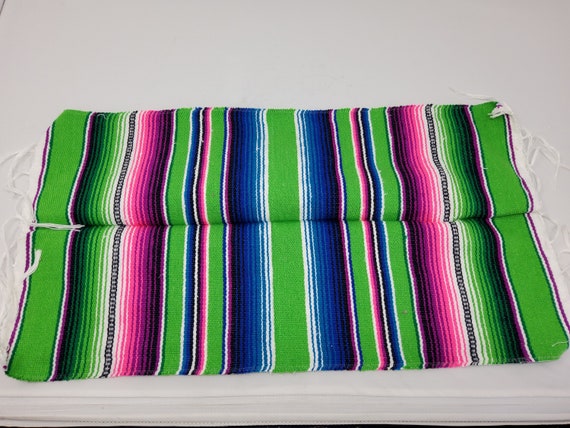 12 pack mexican   serape colorful placemat 11" by 20" for 5 de mayo  and fiestas FREE SHIPPING
