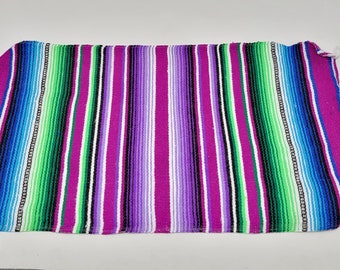 12 placemats pack  mexican serape assorted colors dining mat 11 by 20