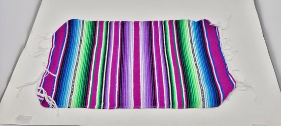 12 placemats pack  mexican serape assorted colors dining mat 11 by 20