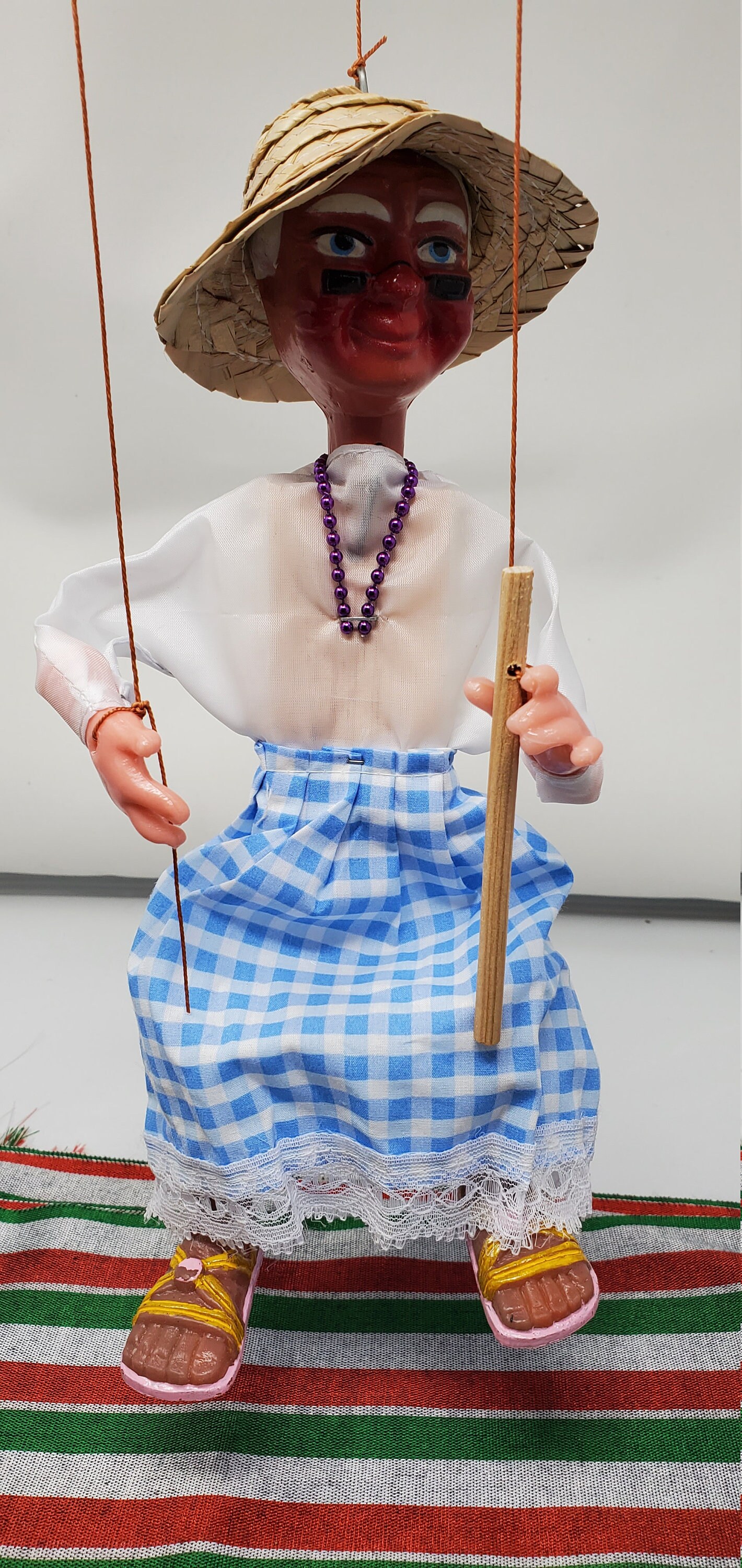 Traditional mexican puppet with plastic guns Etsy