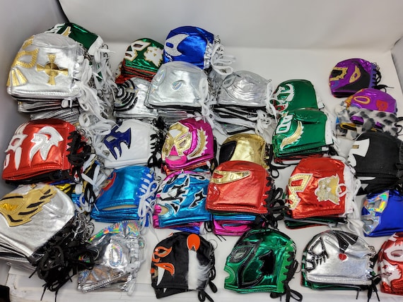 WHOLESALE LOTS of luchador masks souvenirs keychains lucha masks free shipping
