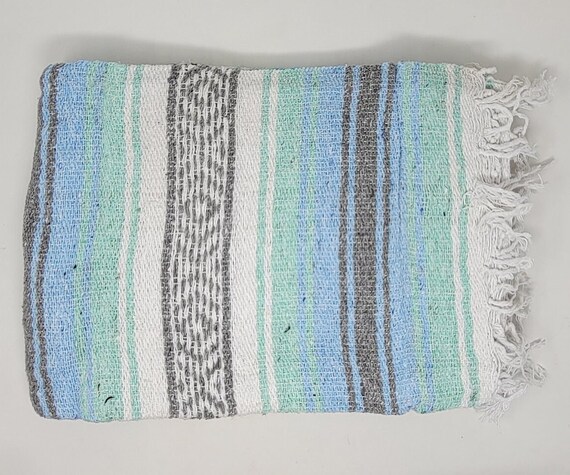 Pastel Colors Blanket Mexican Blanket Warm Yoga Falsa Blanket Beach Blanket 76 L X 53 W Free Shipping Wholesale Etsy