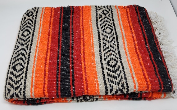 52 BY 80 Inches Heavy Mexican Blanket 