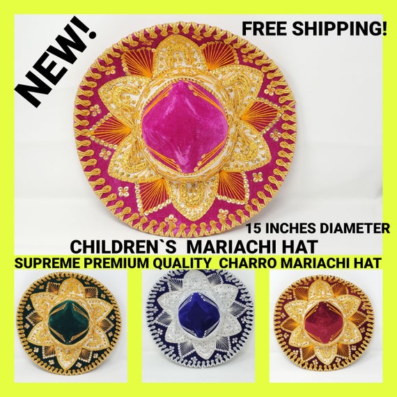 childrens charro hats for fiestas 5 de mayo festivals or mexican themed parties free shipping