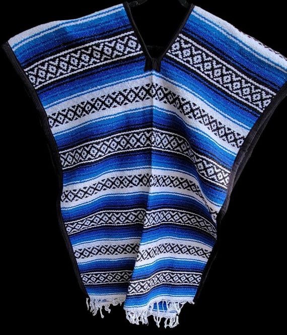 falsa blue and white   poncho gavan free shipping we sell wholesale