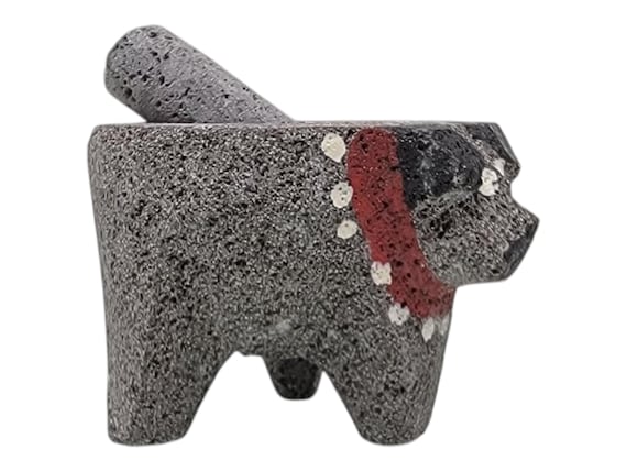 made in mexico 8 inches by 5 inches tall mortar with pestle salsa maker molcajete free shipping we sell wholesale