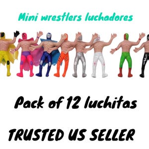 12 pack Wholesale lot of luchador dolls luchador wrestling luchador action figurine lucha libre toy